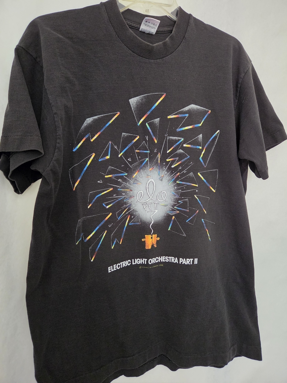 Vintage Electric Light Orchestra (ELO) Part II Summer Tour 199 Black Graphic Tee